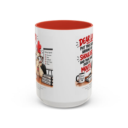 Christian Coffee Mug — "Dear Lord, Put Your Arm Around My Shoulder" Inspirational Ceramic Mug