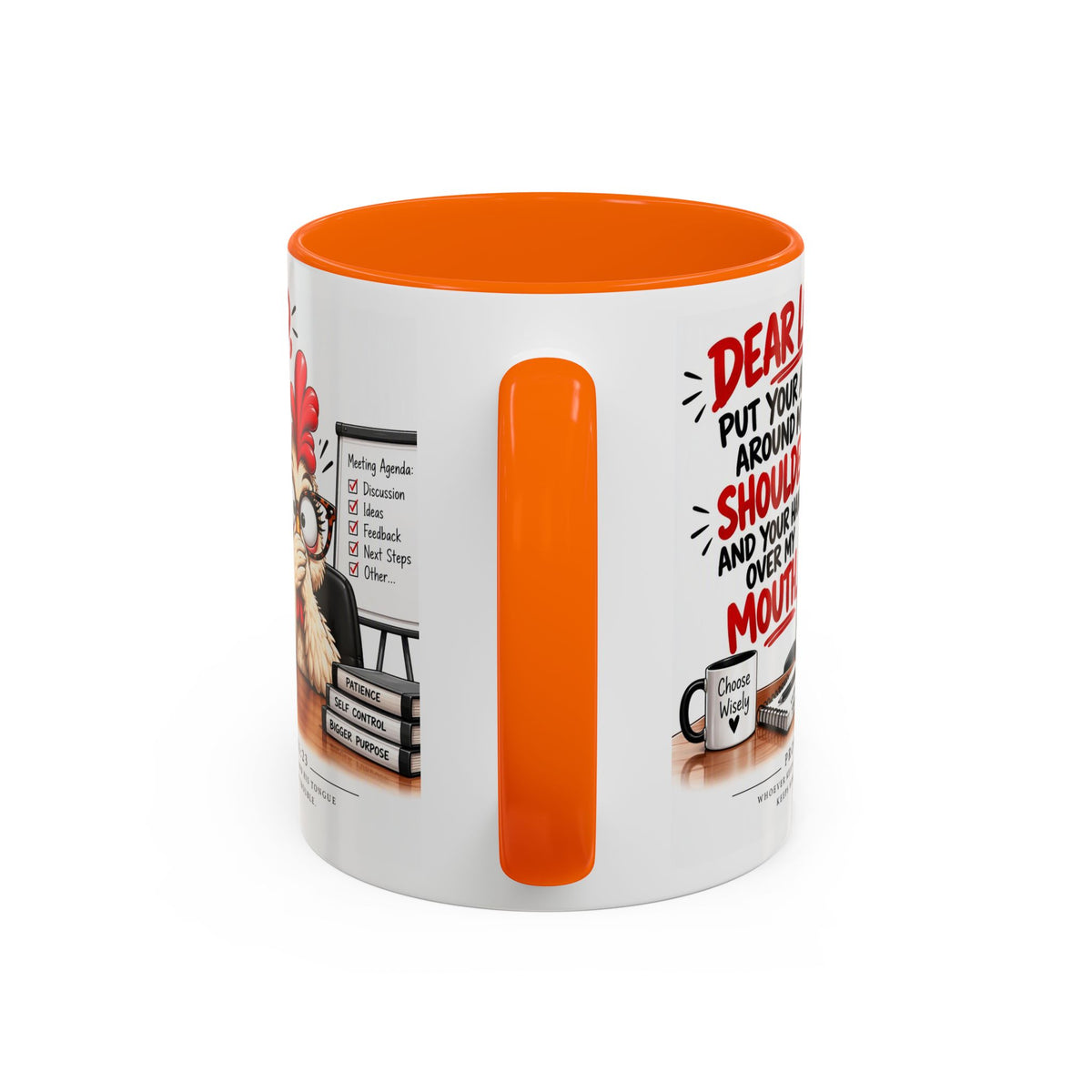 Christian Coffee Mug — "Dear Lord, Put Your Arm Around My Shoulder" Inspirational Ceramic Mug