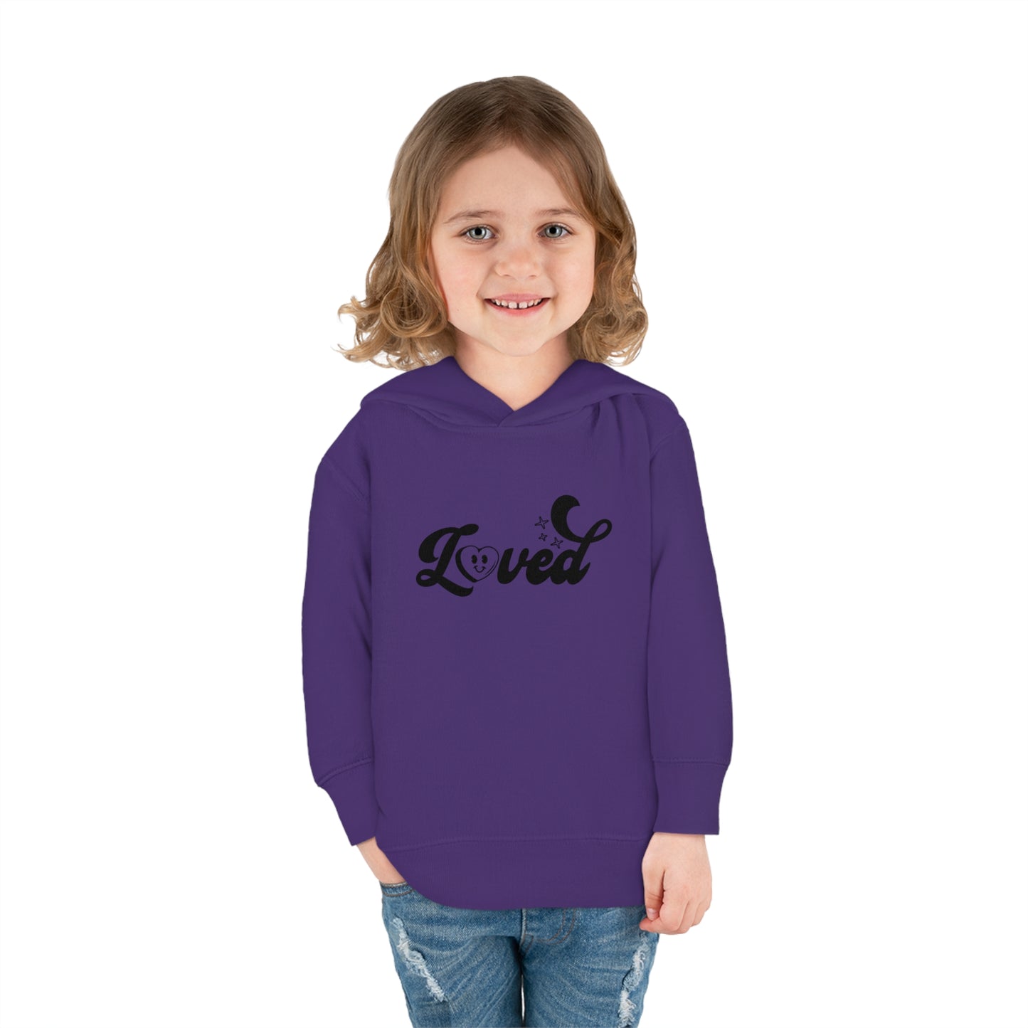 Romans 5:8 You Are Loved More Than You Will Ever Know Christian Toddler Pullover Fleece Hooded Sweatshirt