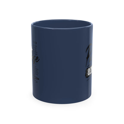 Purpose 8:28 Ceramic Mug — Christian Inspirational Coffee Cup
