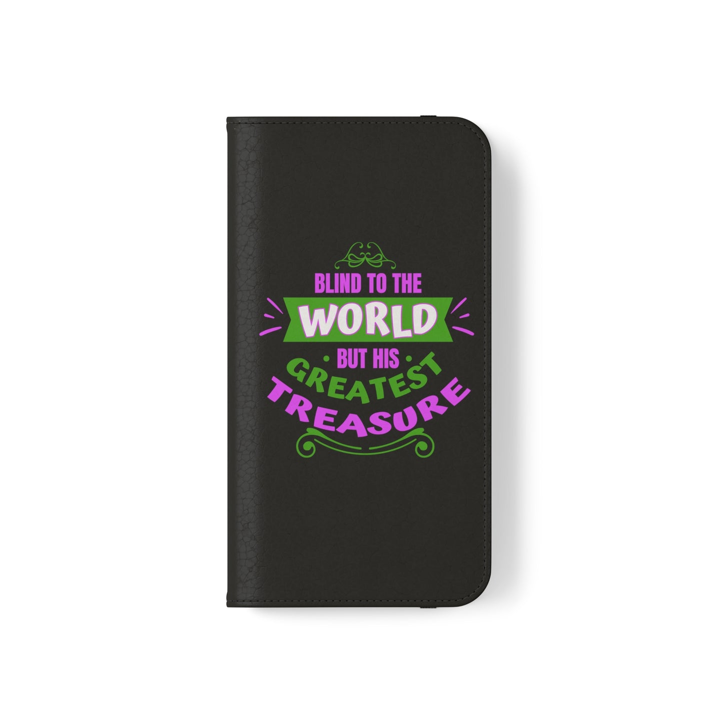 Blind To The World But His Greatest Treasure Phone Flip Cases