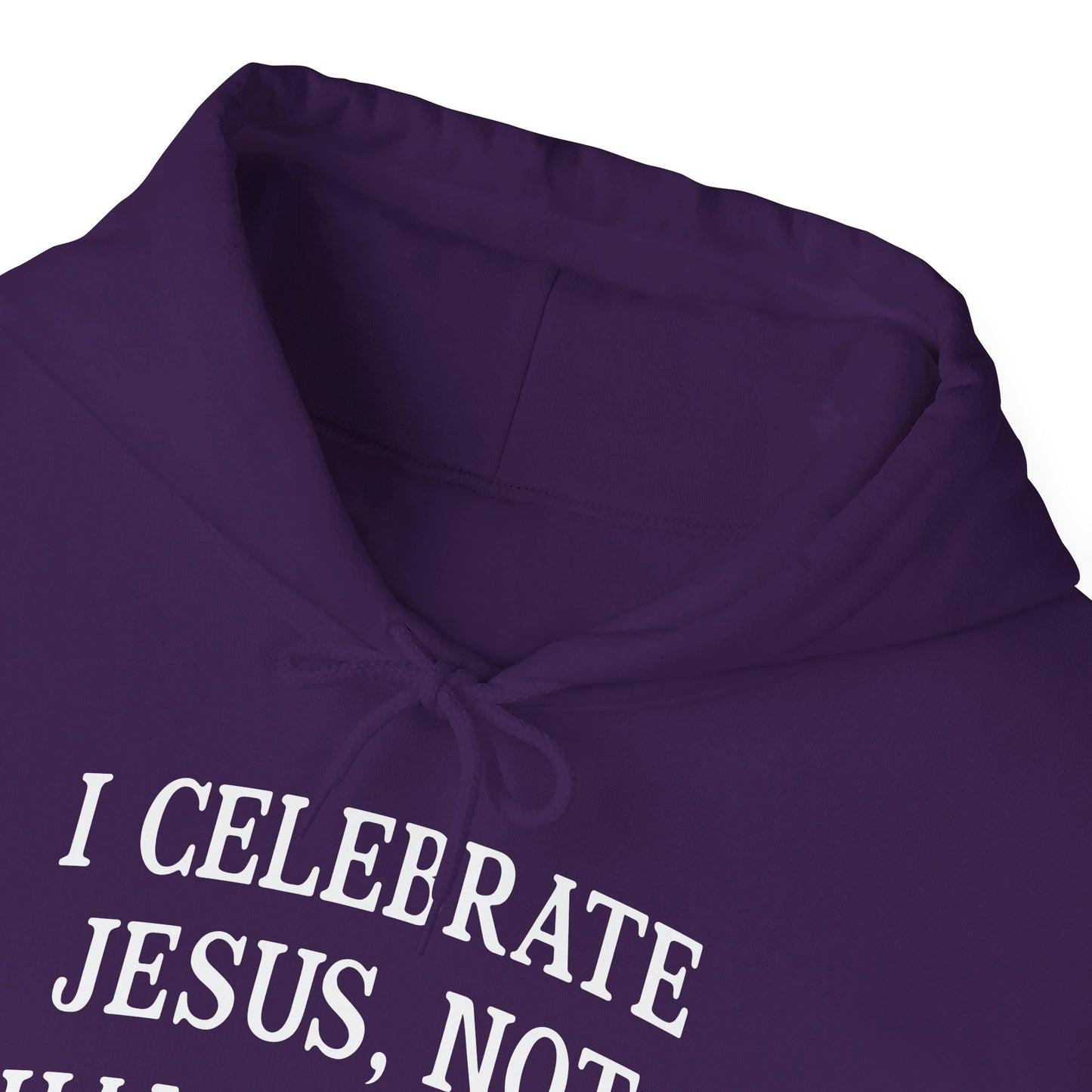 I Celebrate Jesus Not Halloween Halloween Unisex Christian Pullover Hooded Sweatshirt