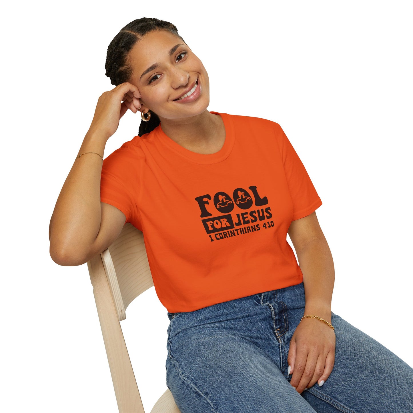 Fool For Jesus Funny Unisex Christian T-shirt