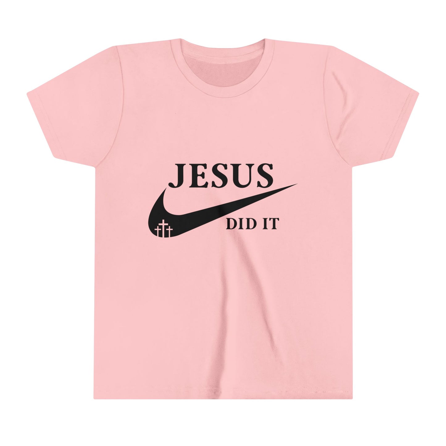 JESUS Did It (nike reference) Youth Christian T-shirt