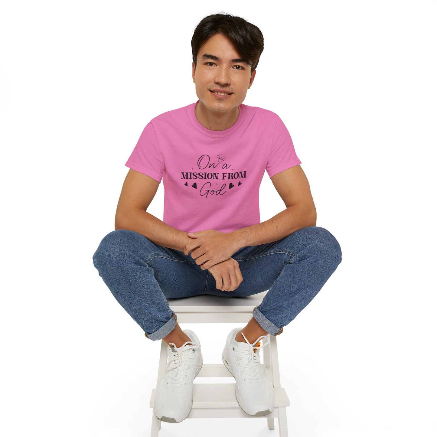 On A Mission From God Unisex Christian Ultra Cotton Tee Printify