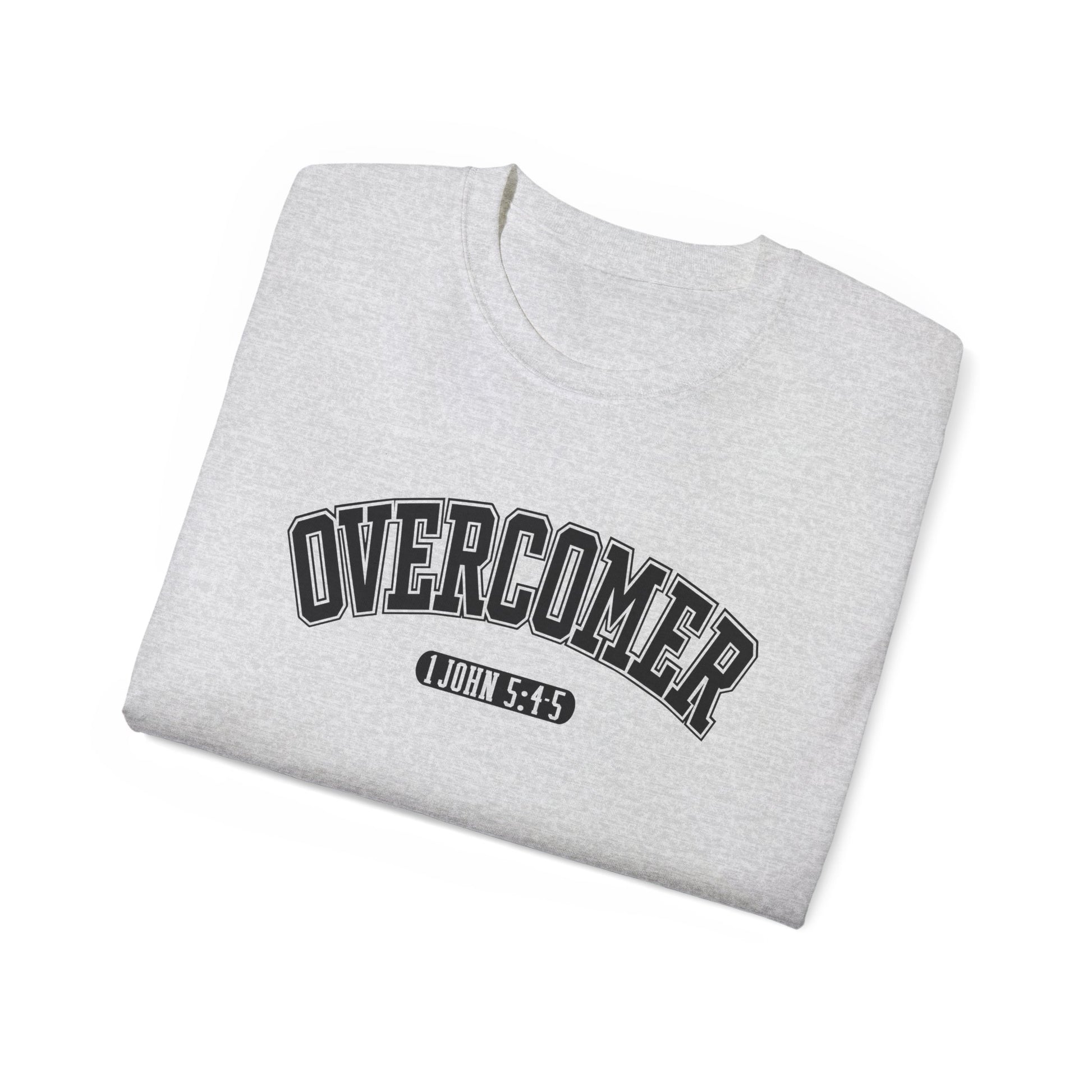 Overcomer Unisex Christian Ultra Cotton Tee Printify