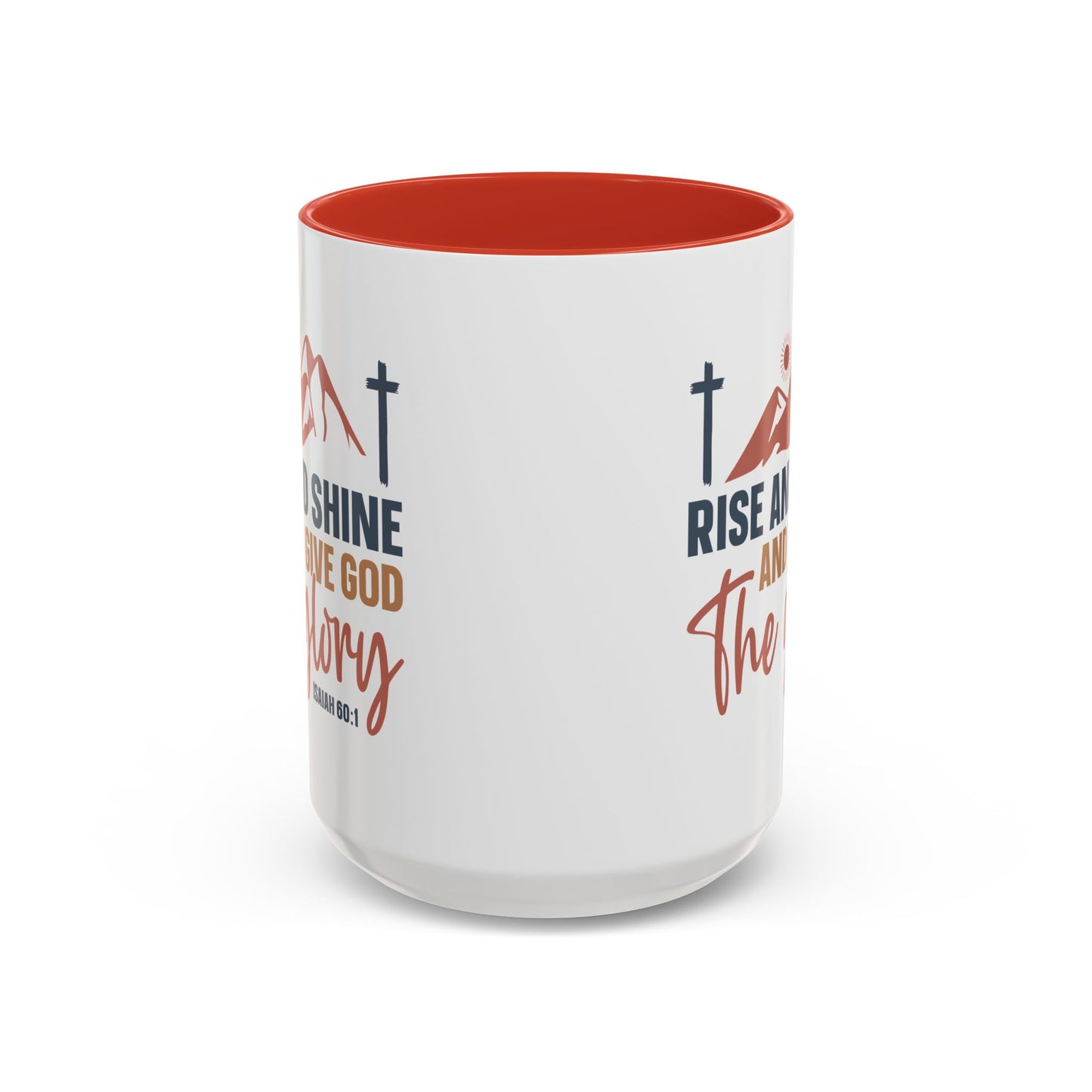 Christian Ceramic Mug - Give Him The Glory Accent Coffee Mug (11, 15oz)