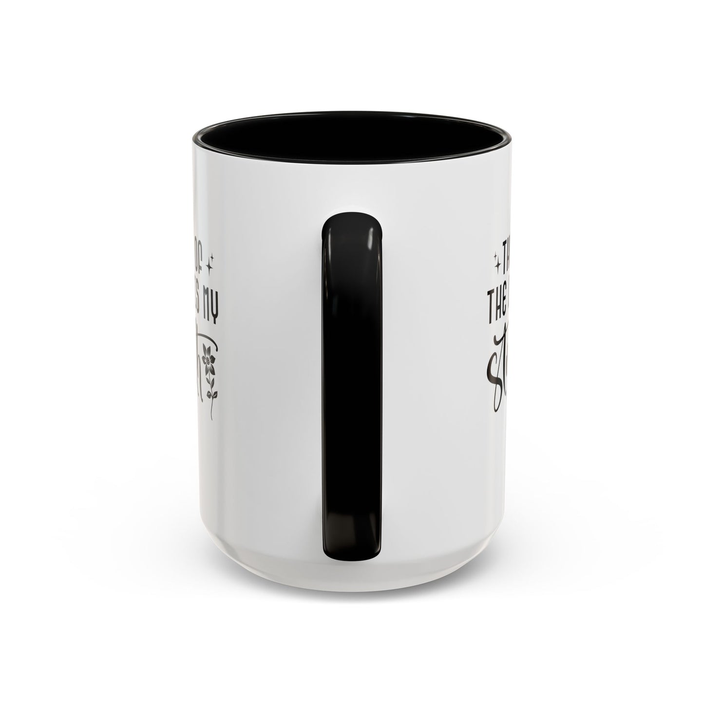Inspirational Accent Coffee Mug - The Joy of the Lord is My Strength - Perfect for Faith Lovers