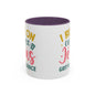 Inspirational Coffee Accent Mug - "I Run on Coffee & " - Perfect Gift for Faith & Coffee Lovers