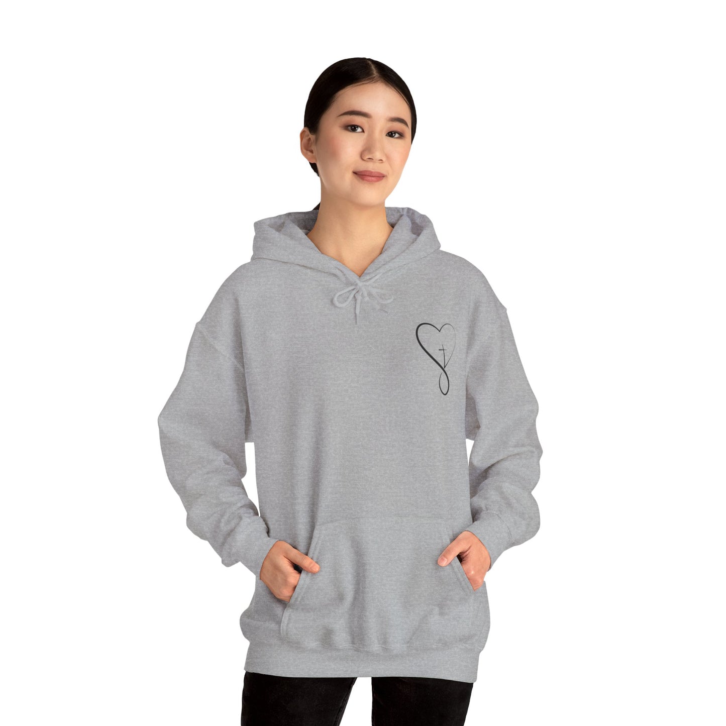 Chosen (angel wings) Women's Christian Hooded Pullover Sweatshirt