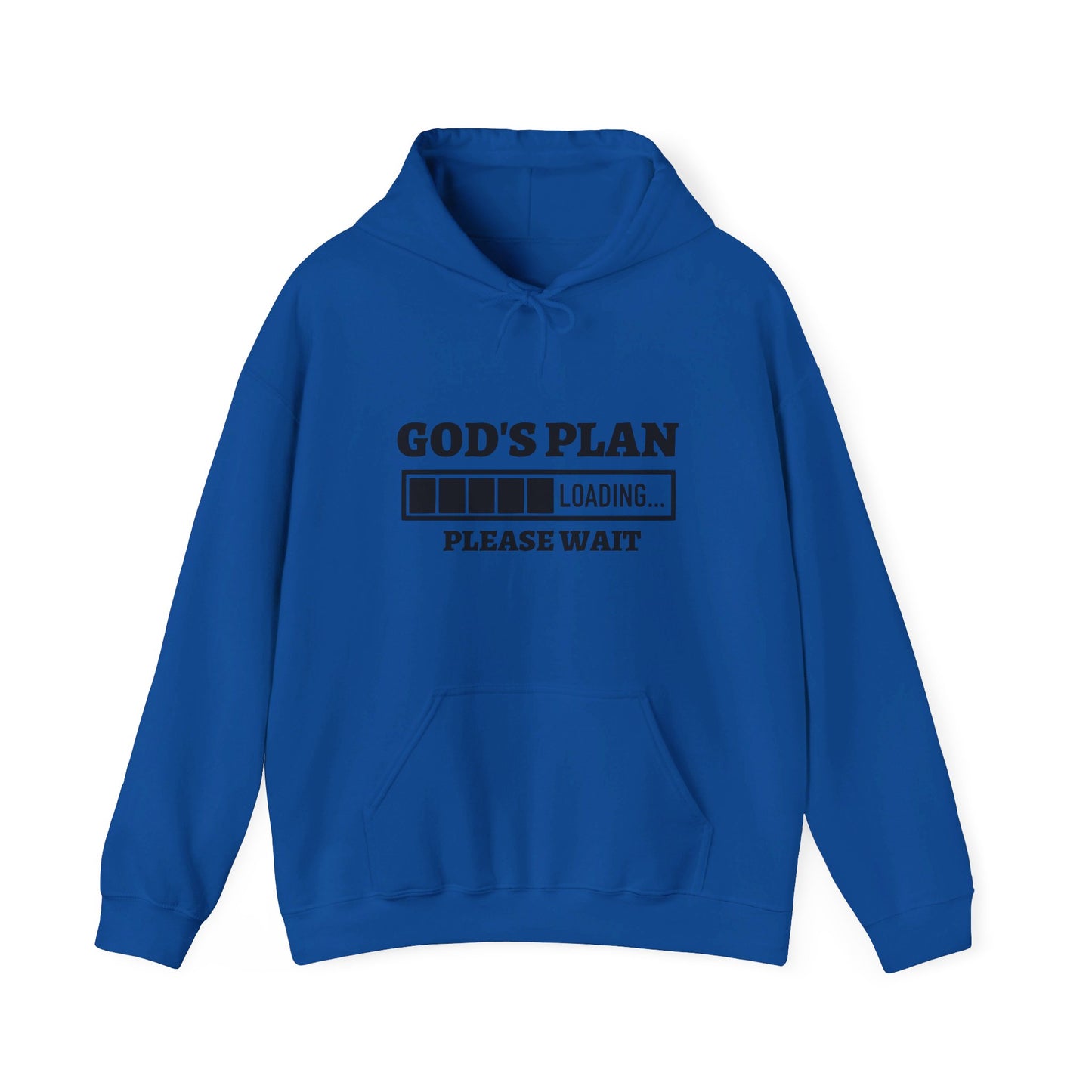 God's Plan Loading Unisex Christian Pullover Hooded Sweatshirt