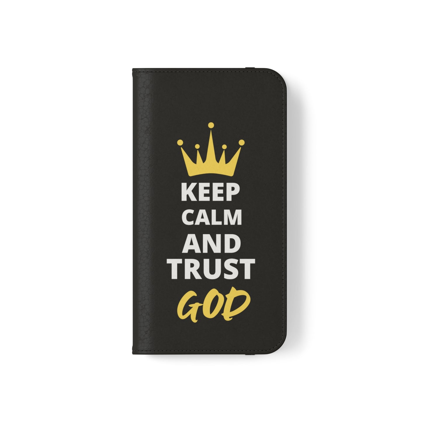 Keep Calm And Trust God Christian Phone Flip Cases Printify