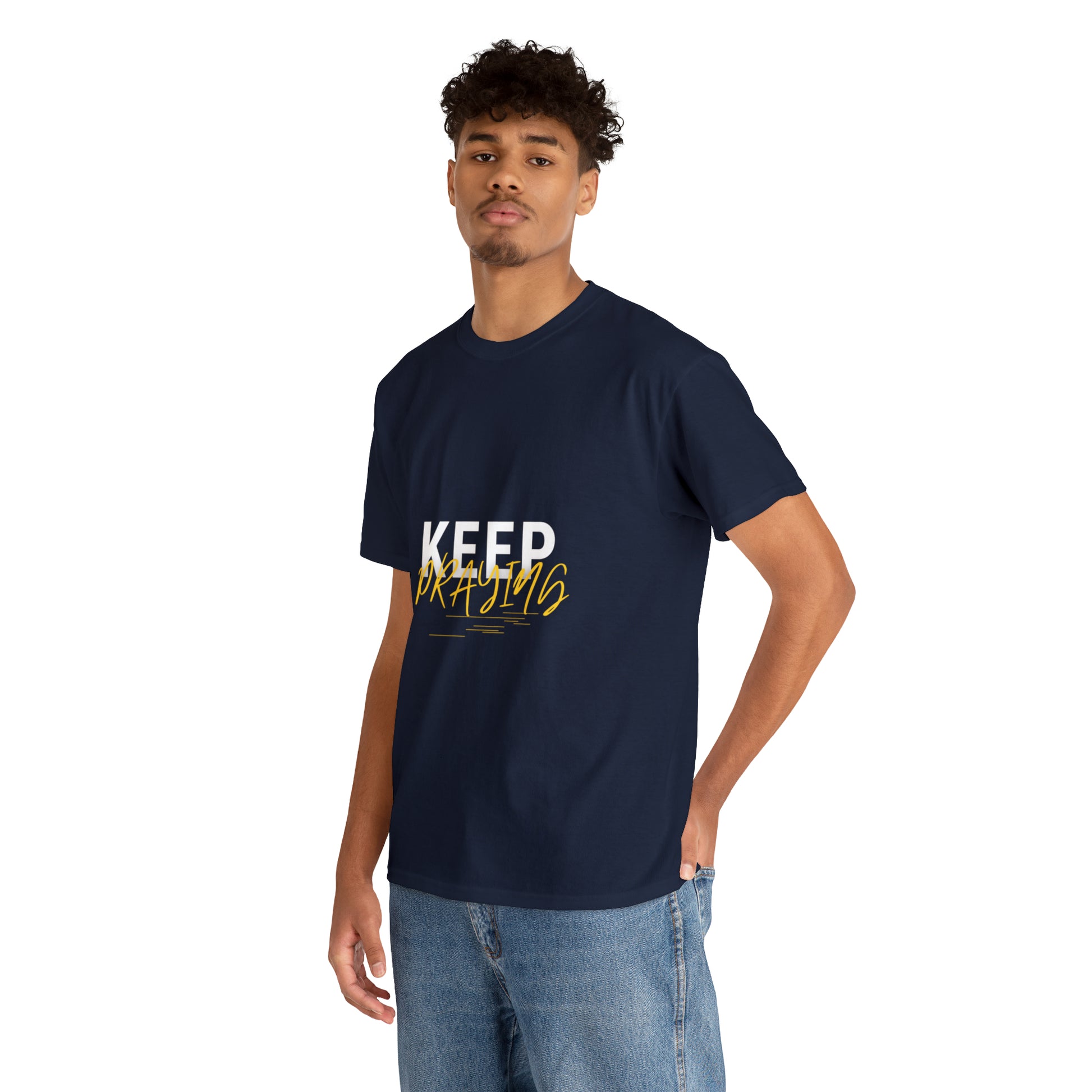 Keep Praying Unisex Heavy Cotton Tee Printify