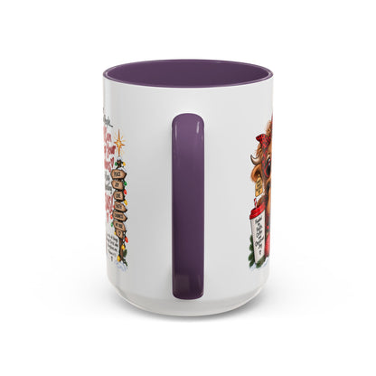 Dear Negative People… I’m Busy Celebrating Jesus! Christmas Cow Mug