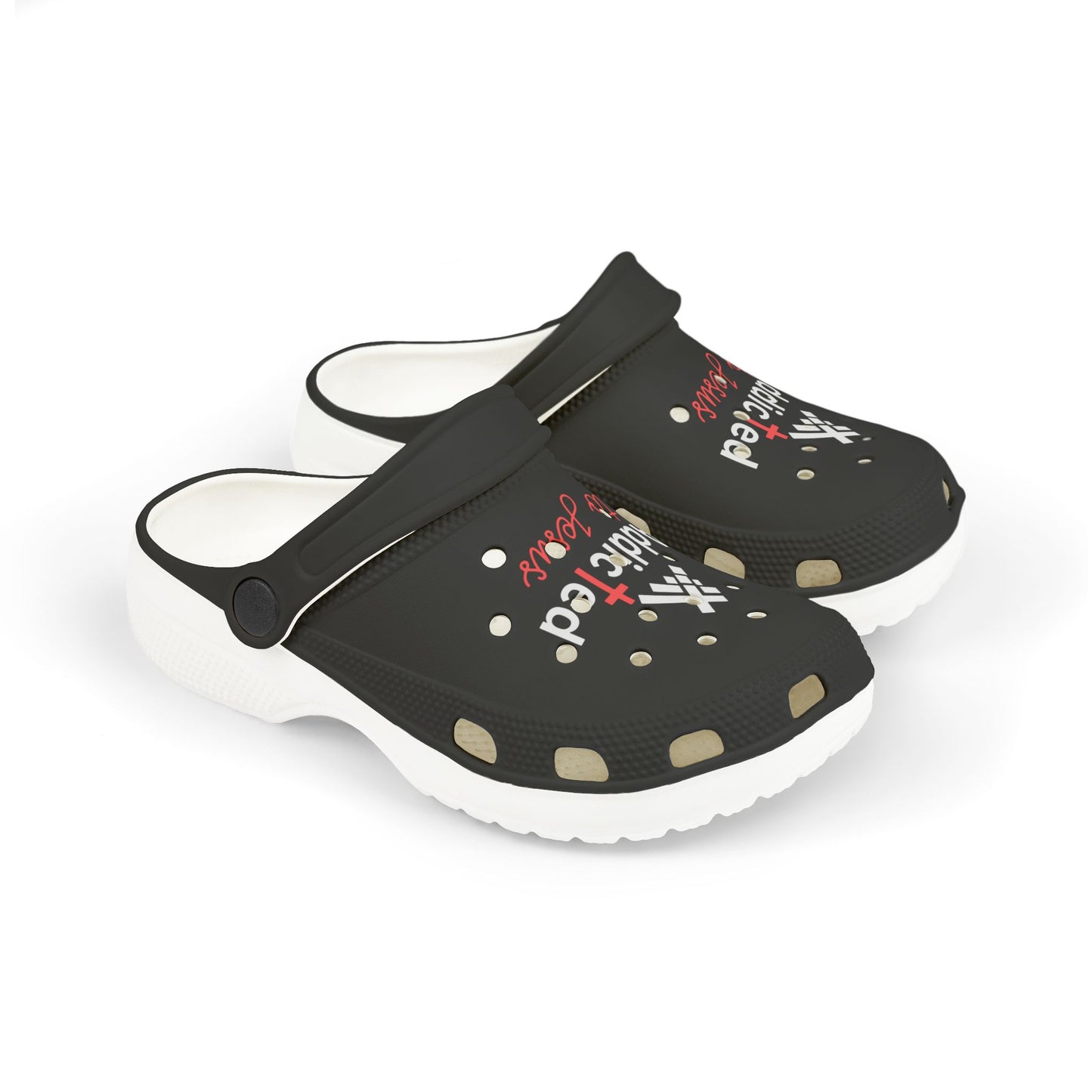 Kid's EVA Foam Clogs - Addicted To Jesus Design