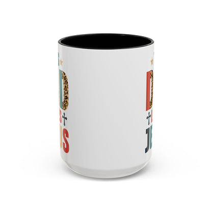 This Dad Loves Him Accent Coffee Mug - Perfect Gift for Father's Day and Christian Dads