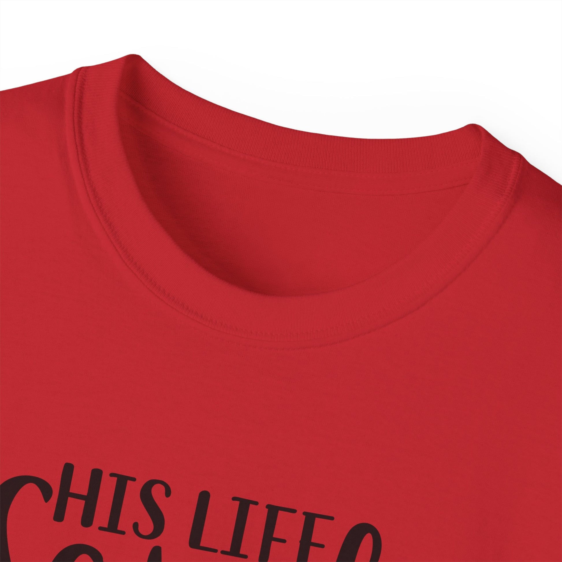 His Life Saved My Life Unisex Christian Ultra Cotton Tee Printify