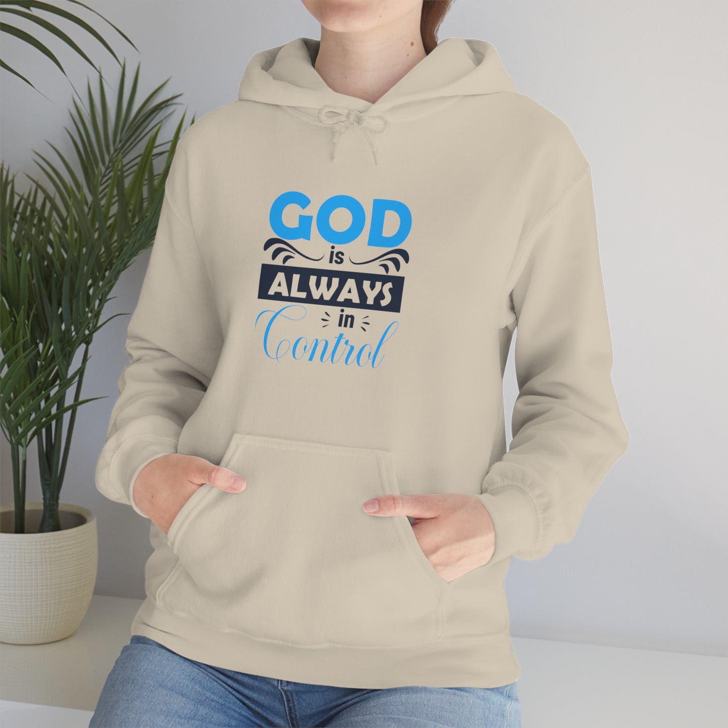 God Is Always In Control Unisex Hooded Sweatshirt