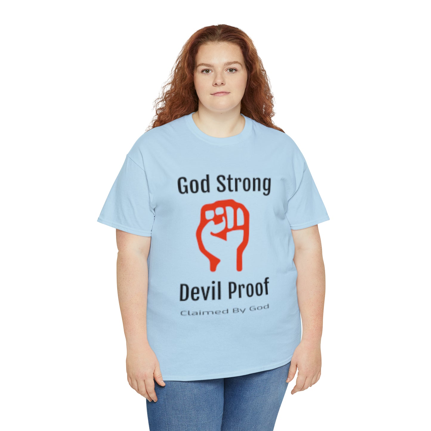 God Strong Devil Proof Unisex Heavy Cotton Tee