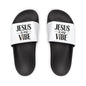 Youth Sandals with Inspirational Slogan - Perfect for Summer, Beach Days, Family Outings, or Casual Wear, Great Gift Idea for Kids