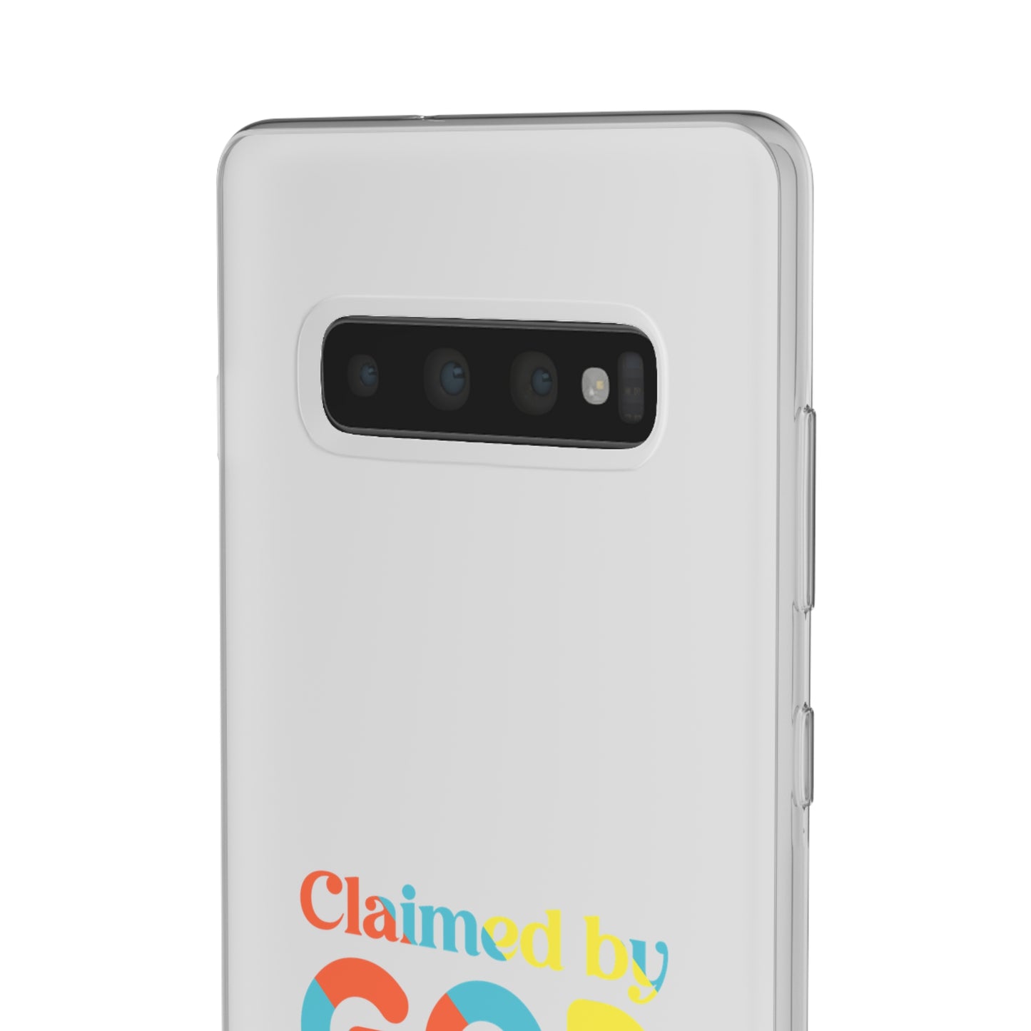 Claimed By God Purpose Over Pain Christian Flexi Phone Case Printify