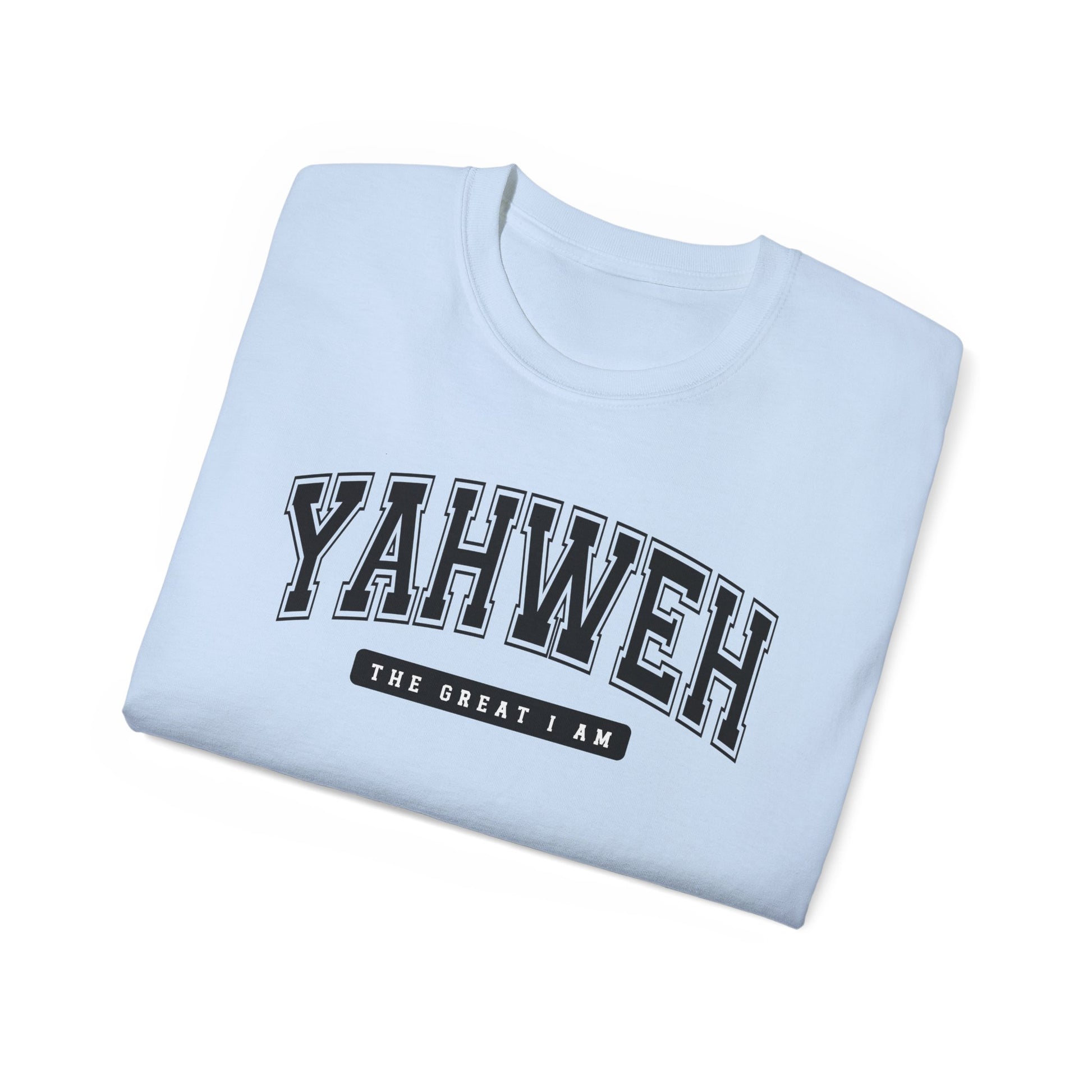 Yahweh The Great I Am Unisex Christian Ultra Cotton Tee Printify