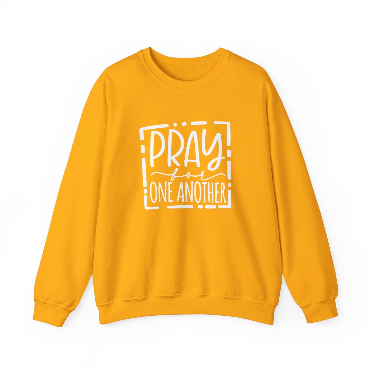 Pray For One Another Don't Quit Unisex Heavy Blend™ Crewneck Christian Sweatshirt