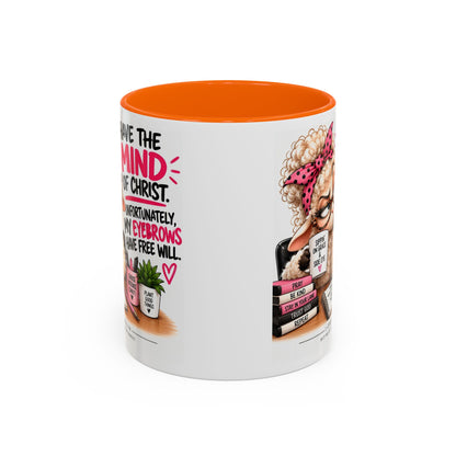 Christian Coffee Mug – "I Have the Mind of Christ" Funny Sheep Design (11/15 oz)