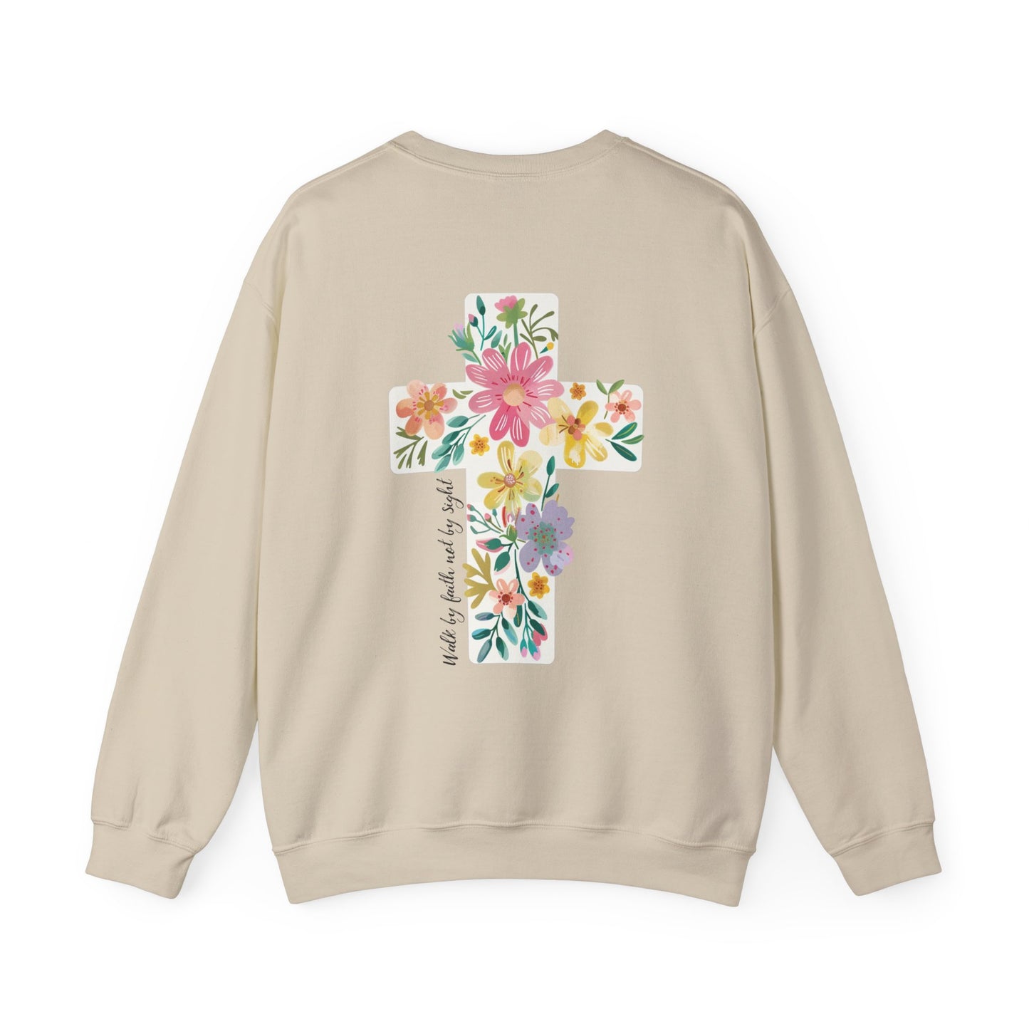 Jesus Is The Light Women's Heavy Blend™ Crewneck Christian Sweatshirt