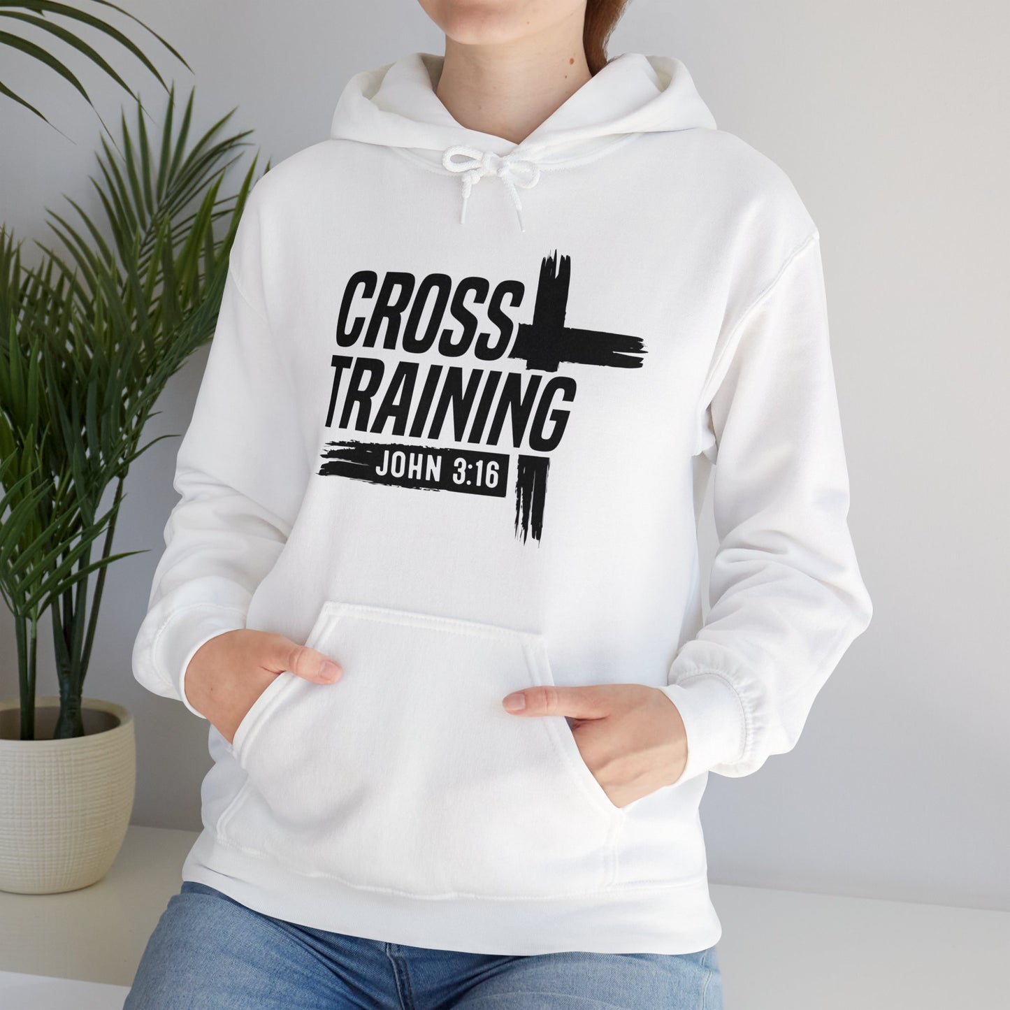 Cross Training Unisex Christian Hooded Pullover Sweatshirt