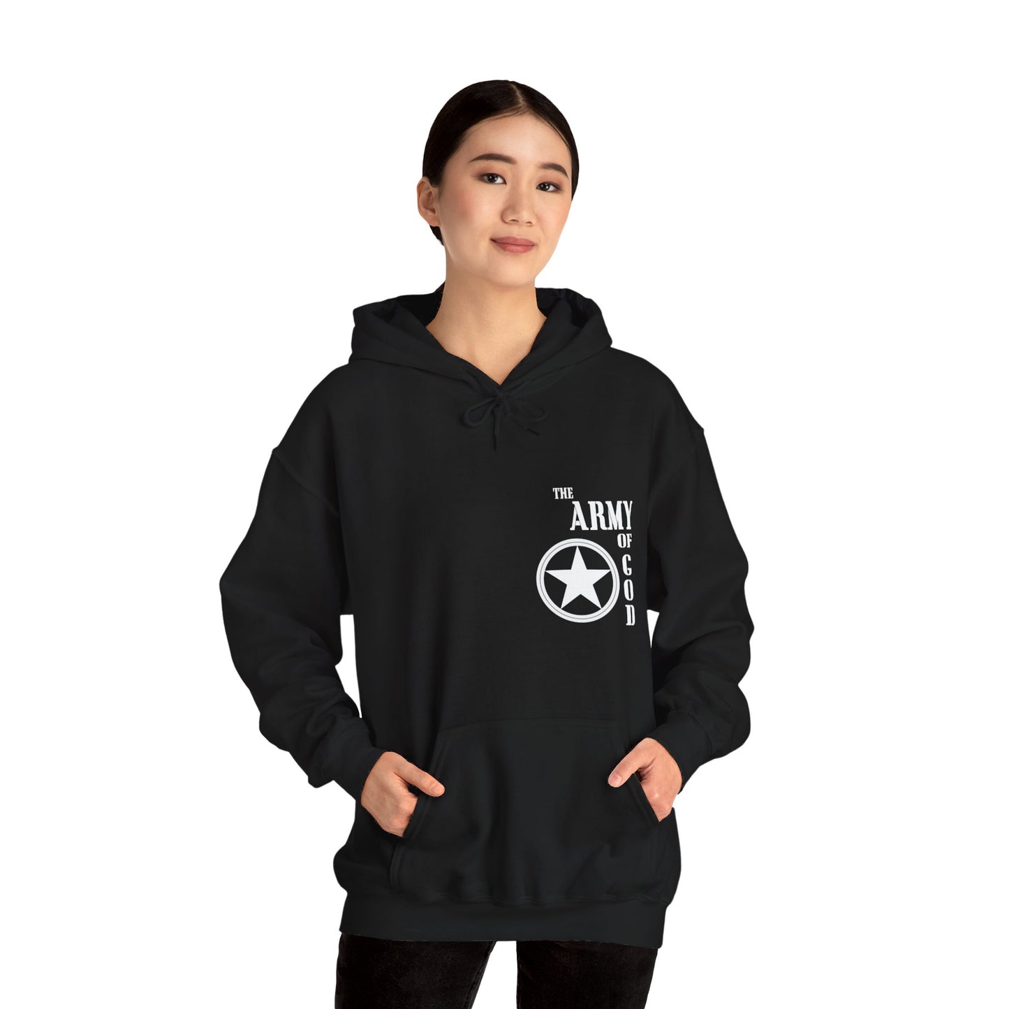 The Army Of God Unisex Christian Hooded Pullover Sweatshirt