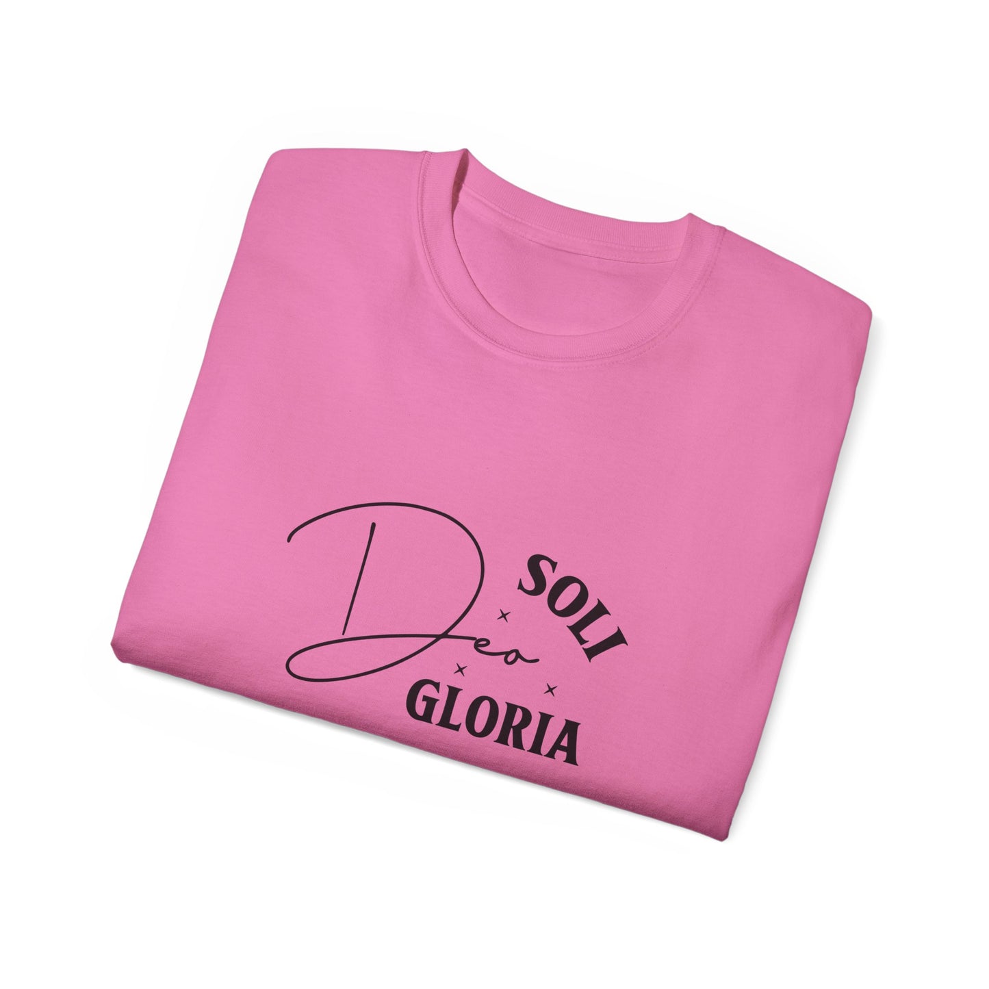 SOLI DEO GLORIA Christian Spanish Unisex T-shirt Printify