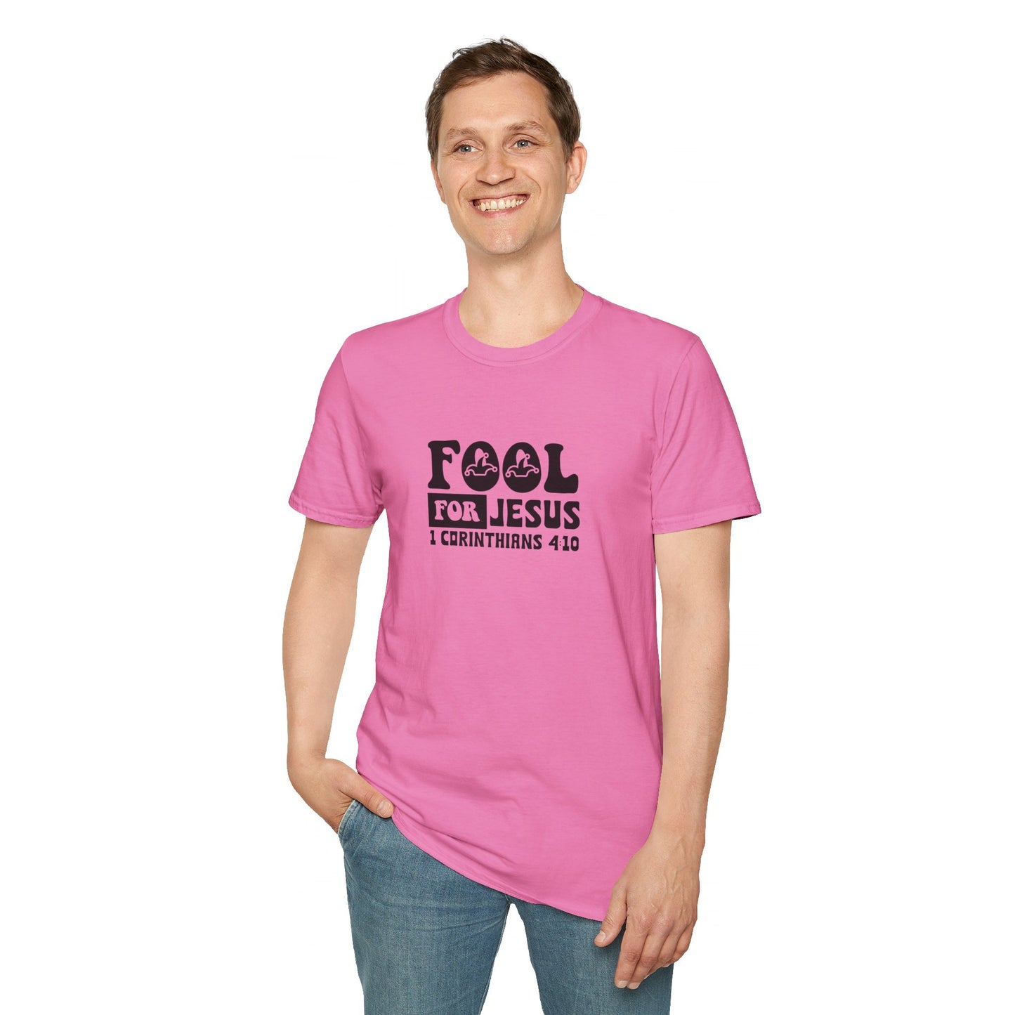 Fool For Jesus Funny Unisex Christian T-shirt