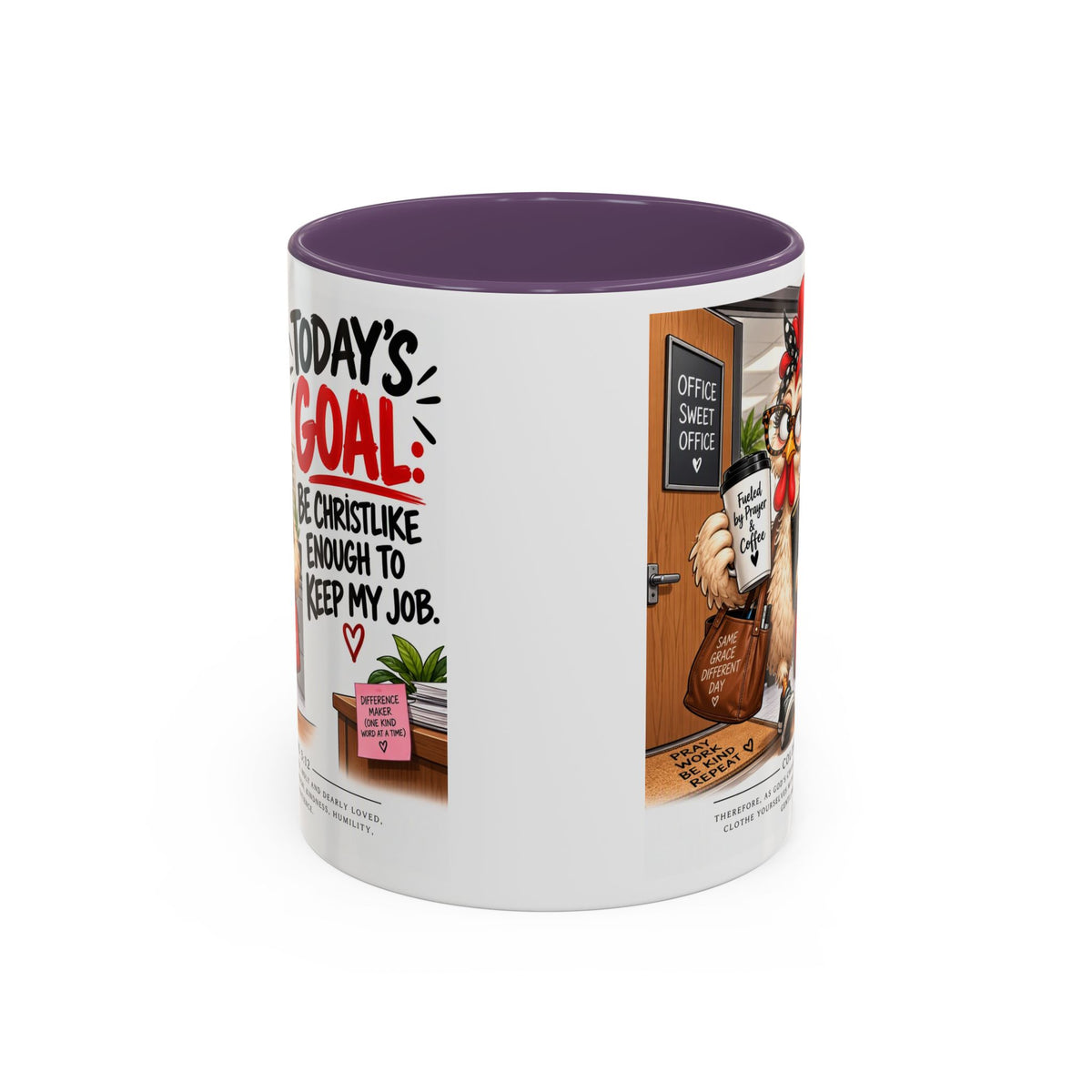 Today's Goal Christian Coffee Mug – Be Christlike Inspirational Bible Verse Mug