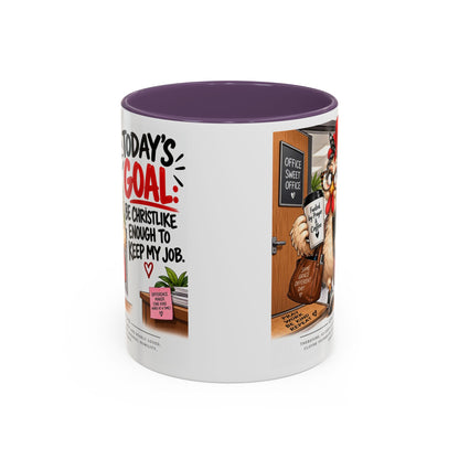 Today's Goal Christian Coffee Mug – Be Christlike Inspirational Bible Verse Mug