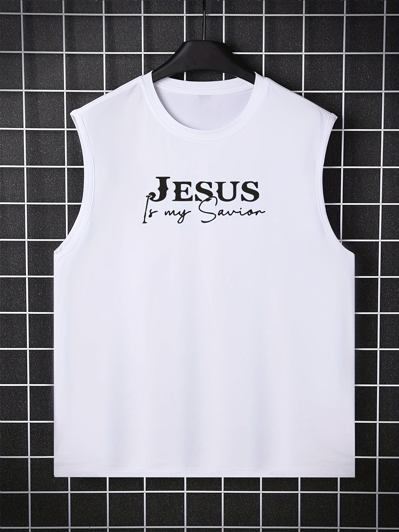 Jesus Is My Savior Men's Christian Tank Top claimedbygoddesigns