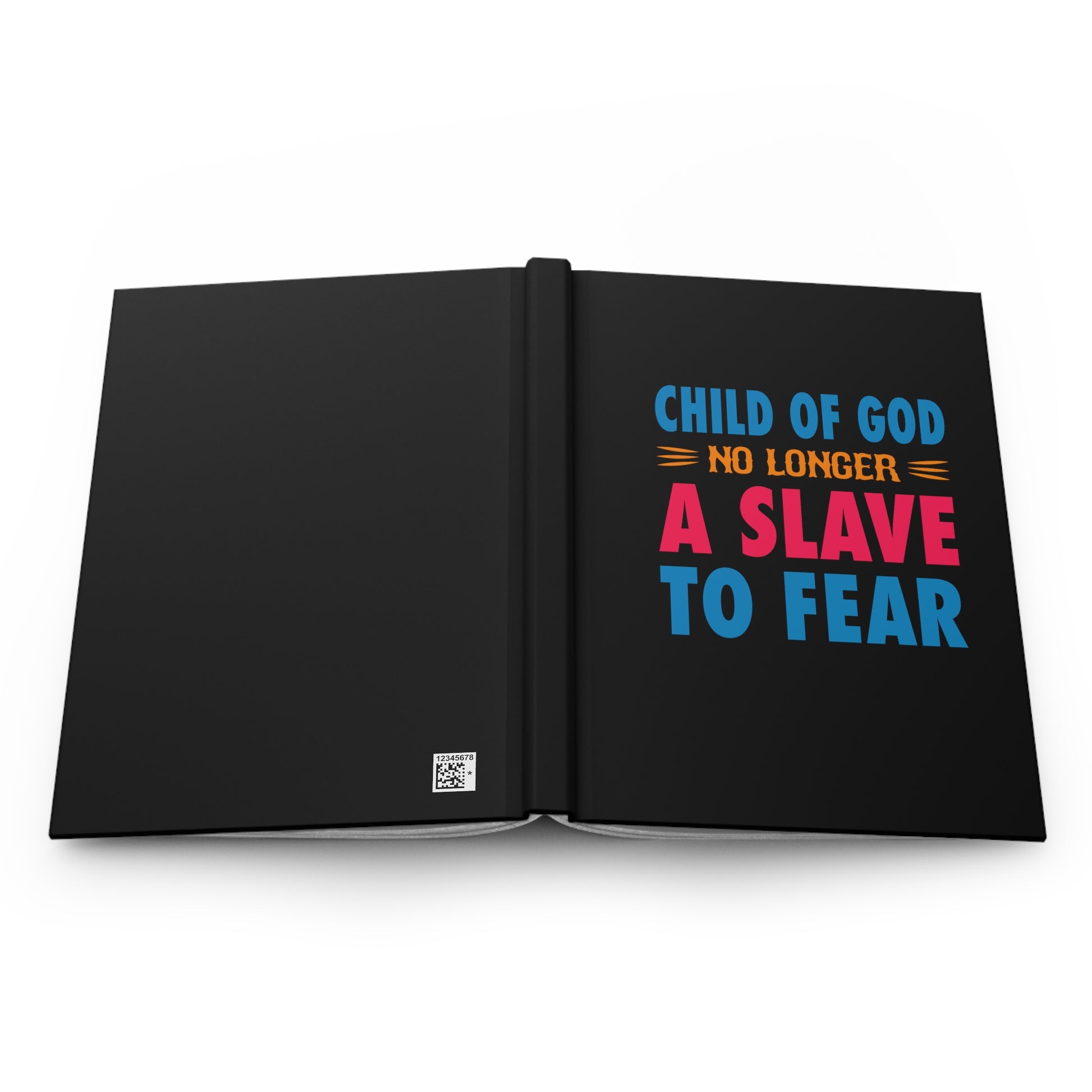 Child Of God No Longer A Slave To Fear Christian Hardcover Journal Matte Printify