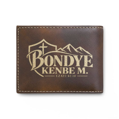 Bondye Kenbe M. Kreyòl Christian RFID wallet, view 13