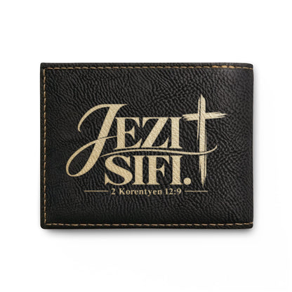 Jezi Sifi. Kreyòl Christian RFID wallet, view 10