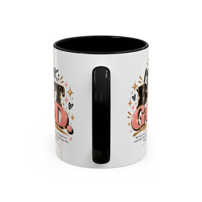 Accent Coffee Mug - “IYKYK But God” Inspirational Christian Coffee Mug (11/15oz)