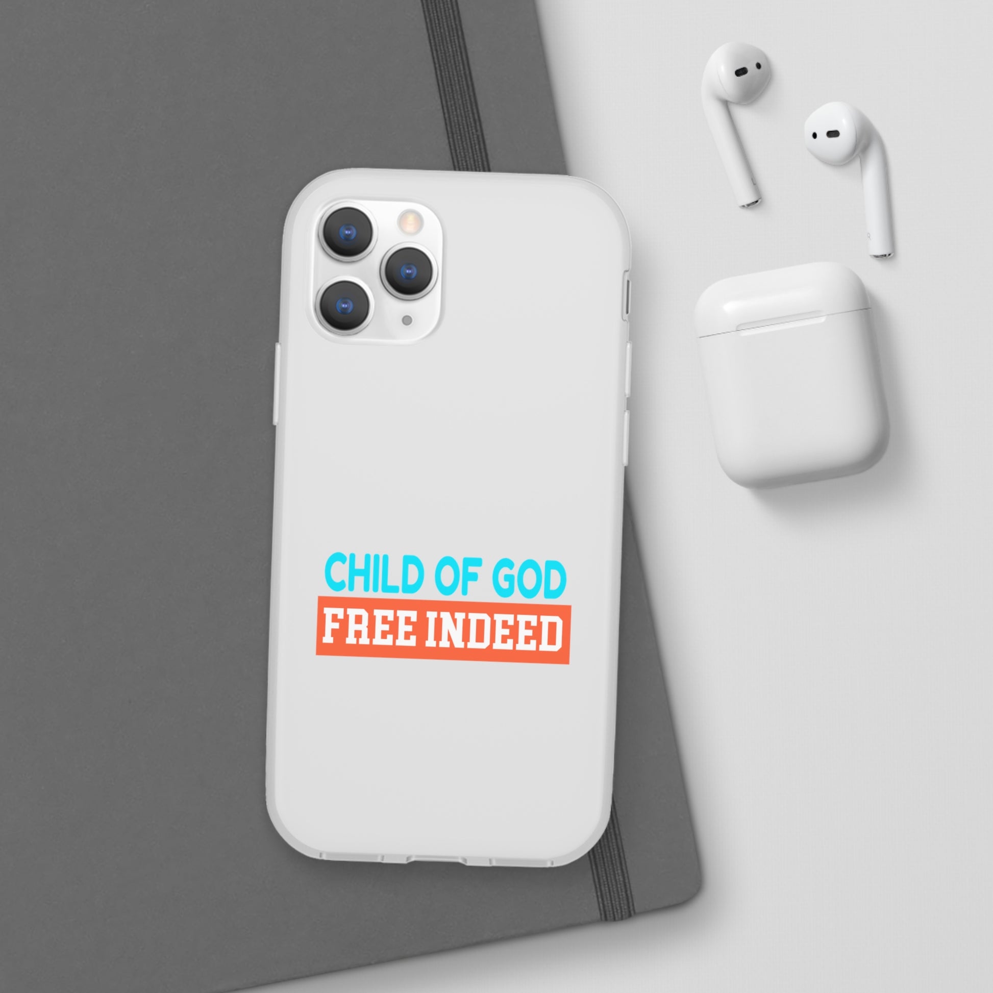 Child Of God Free Indeed Christian Flexi Phone Case Printify