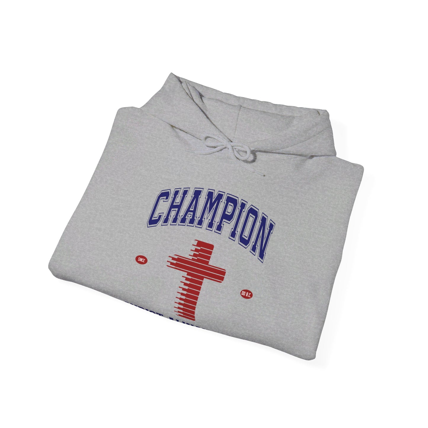 Champion Christ Always Wins Unisex Christian Pullover Hooded Sweatshirt