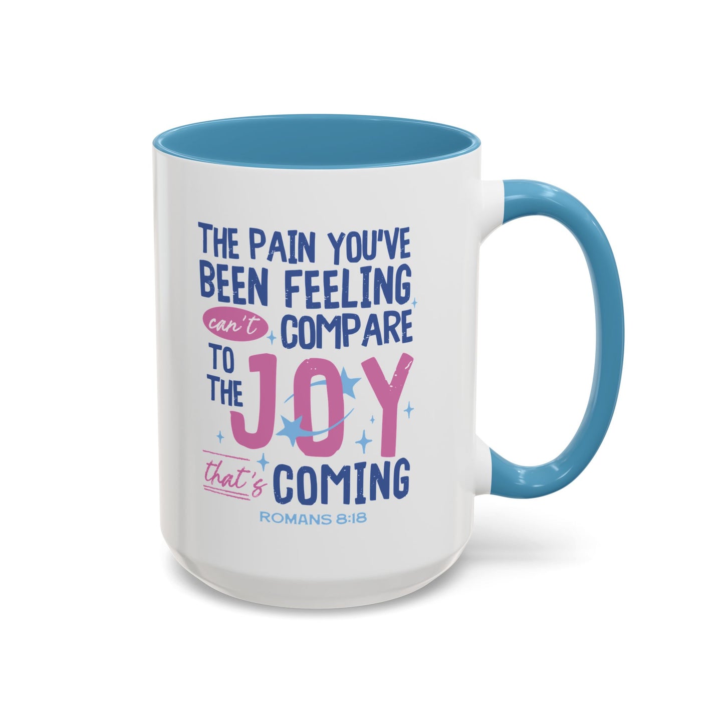 Inspirational Coffee Mug - Joyful Encouragement with Romans 8:18