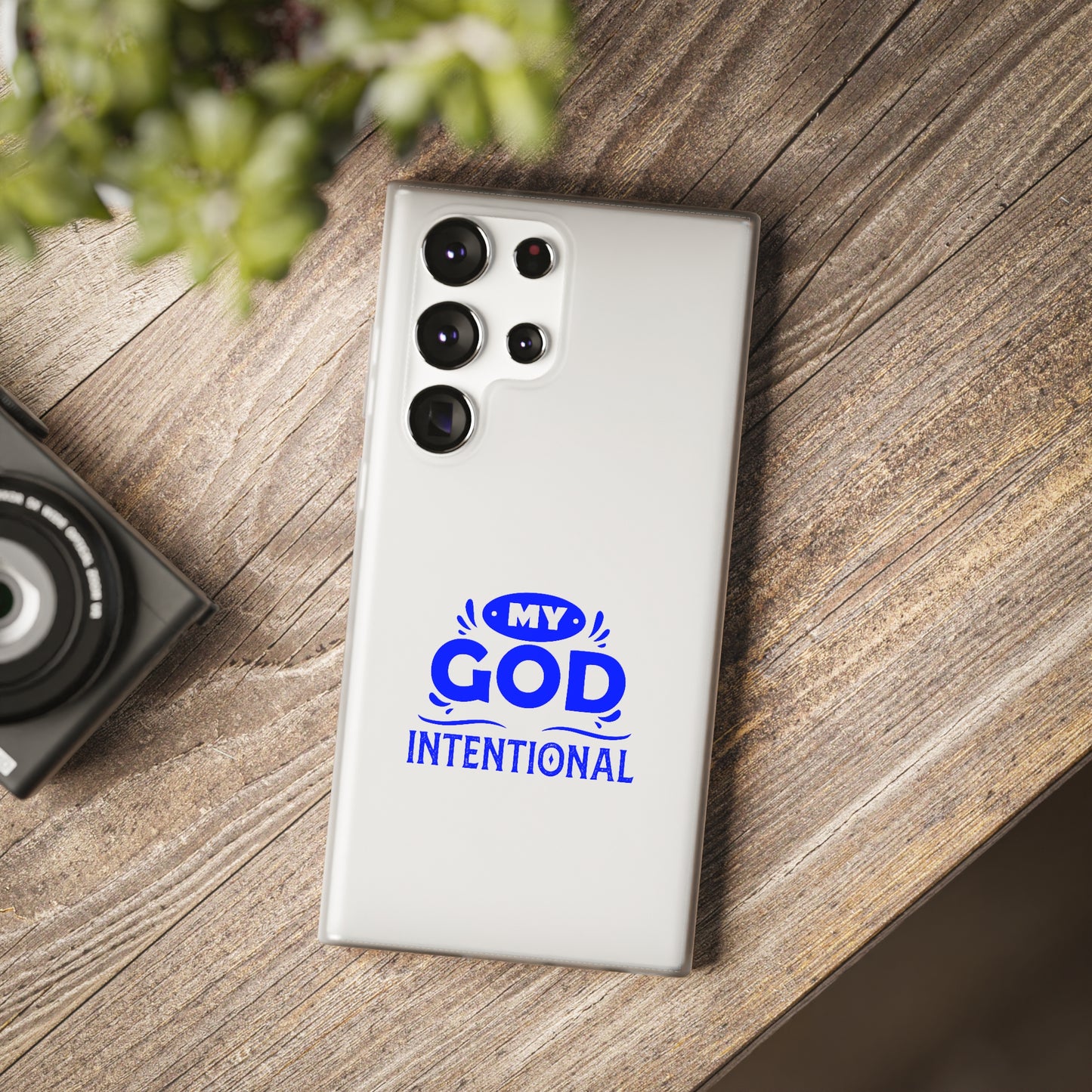 My God Is Intentional  Flexi Phone Case