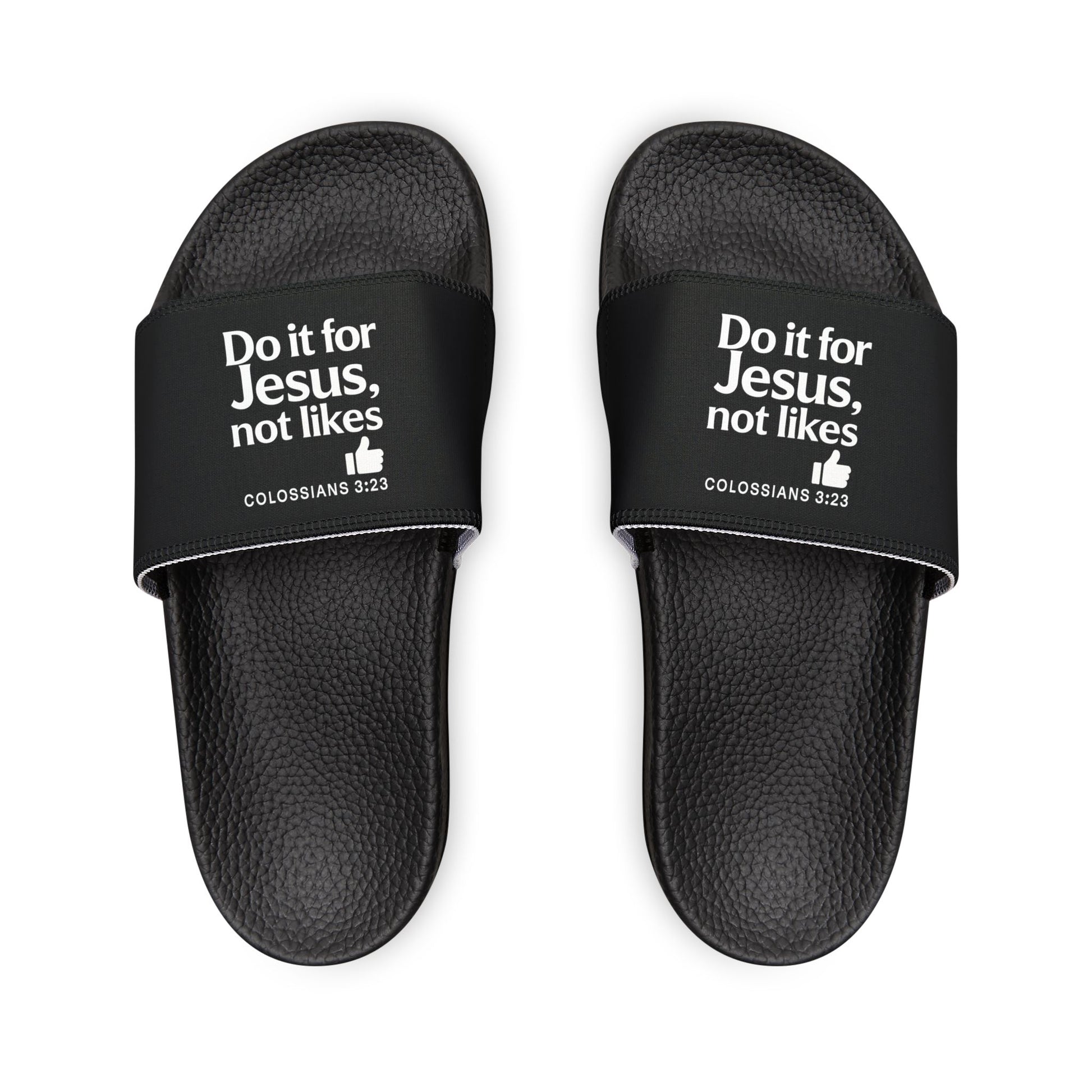 Inspirational Youth Sandals: Faith - Based Comfort for Summer, Do It for Him, Casual Footwear, Stylish Kids' Sandals, Perfect Gift for [...] - ClaimedbyGodDesigns