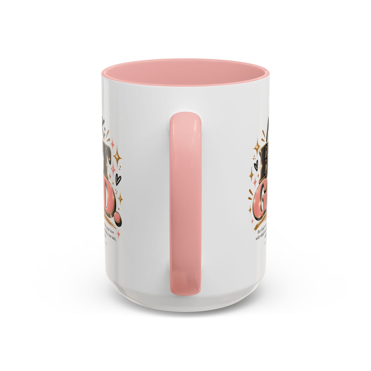 Accent Coffee Mug - “IYKYK But God” Inspirational Christian Coffee Mug (11/15oz)