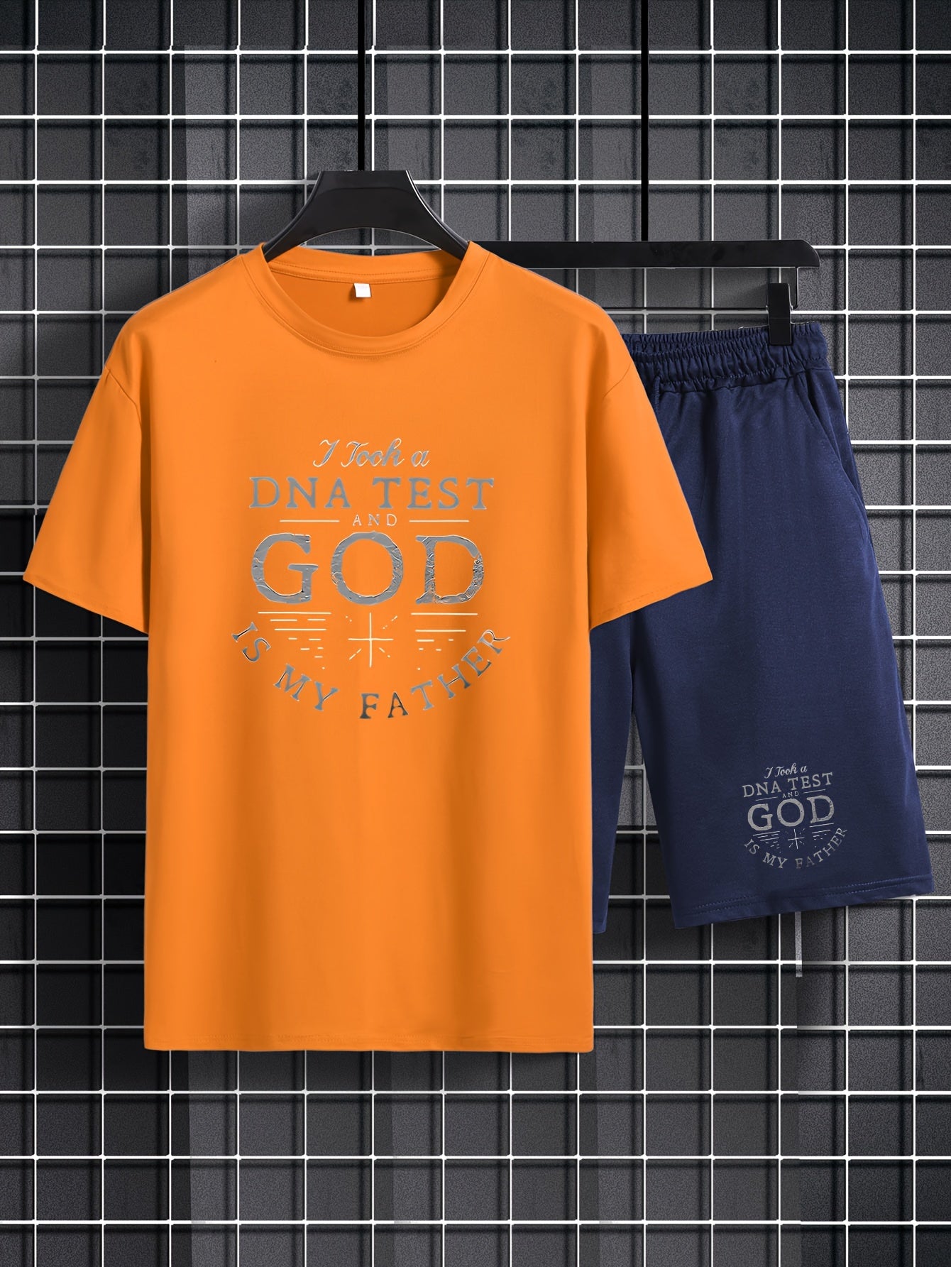 I Took A DNA Test And God Is My Father Men's Christian Casual Outfit claimedbygoddesigns