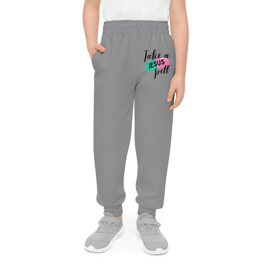 Take A Jesus Pill Youth Christian Sweatpants (Joggers)