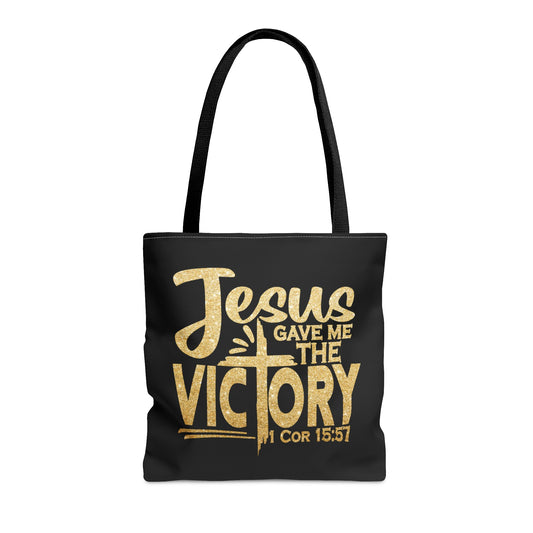 Jesus Gave Me The Victory Christian Tote Bag