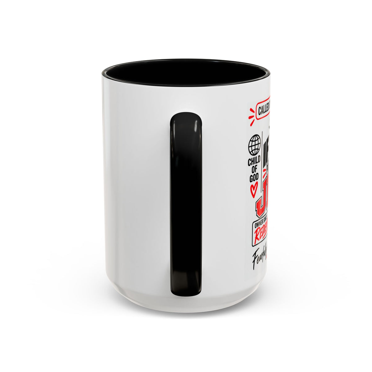 If Found, Return to Jesus Personalized Christian Coffee Mug — Called by Name Accent Mug (15oz)